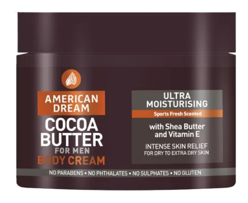 American Dream Men Cocoa Butter Original Body Cream 500ml
