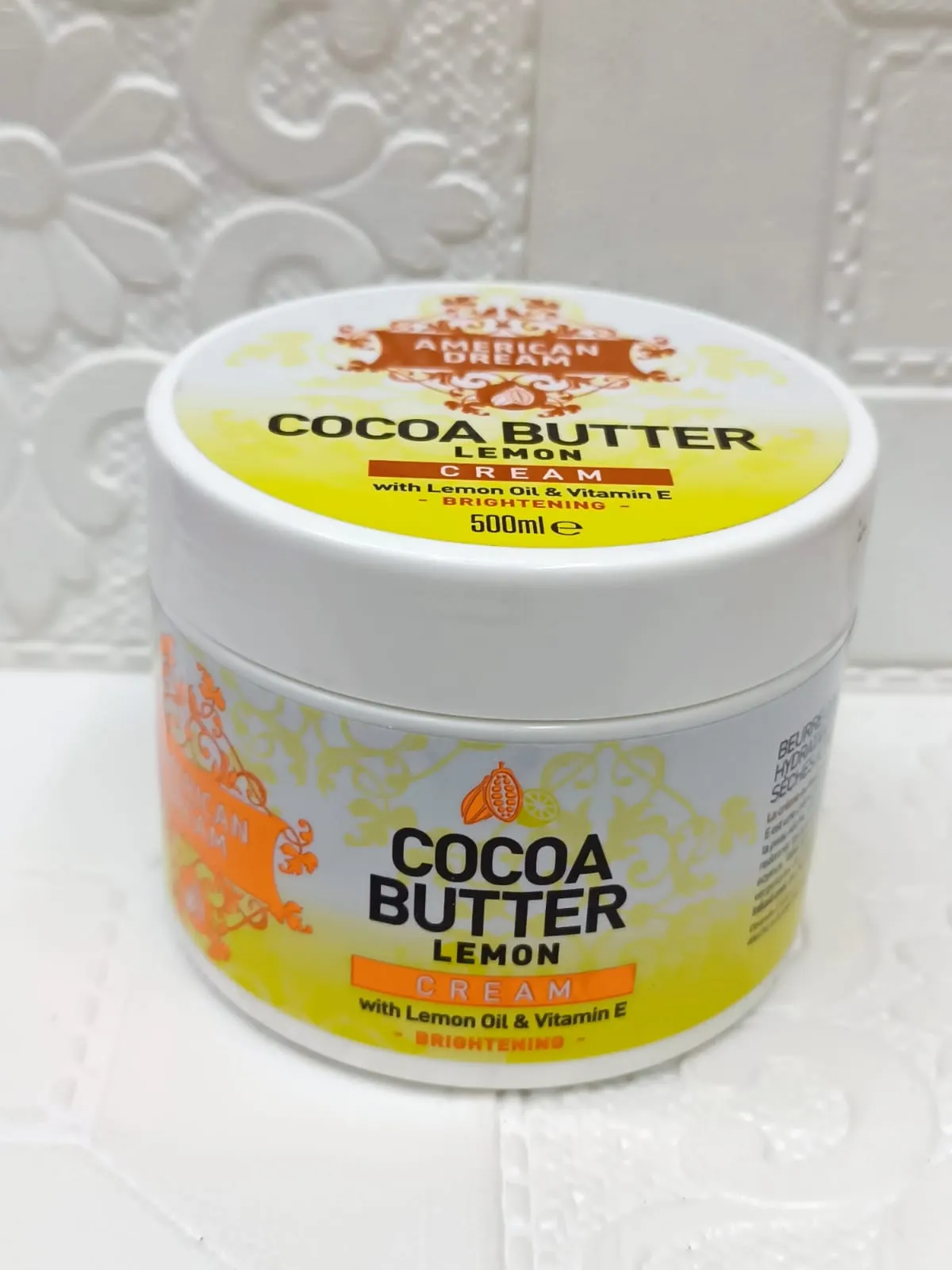 American Dream Cocoa Butter Lemon Body Cream 500ml