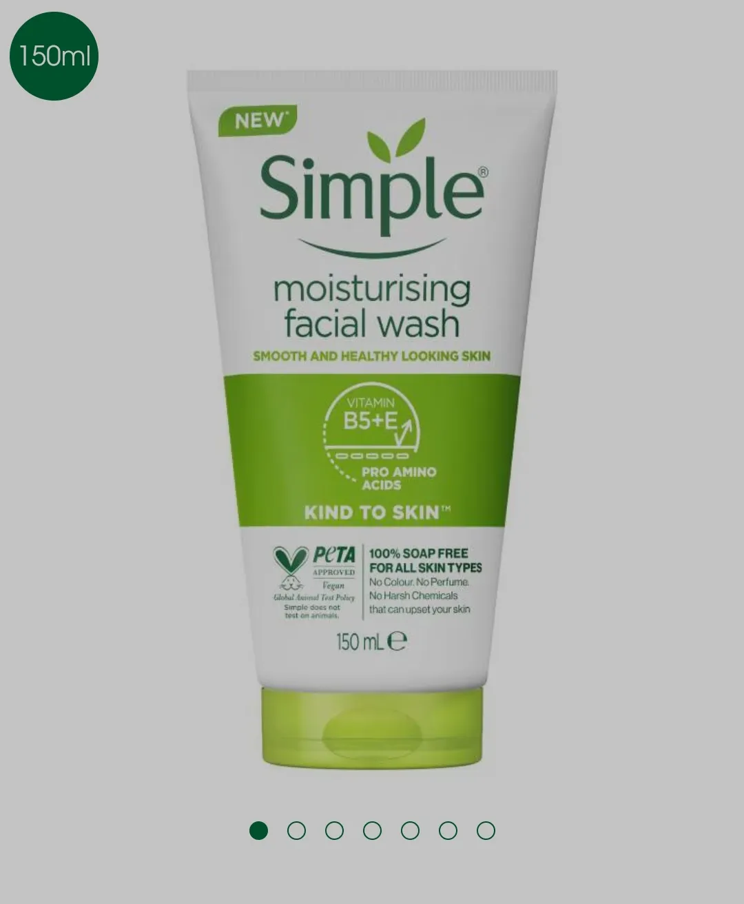 Simple Kind to Skin Moisturising Face Wash 150ml