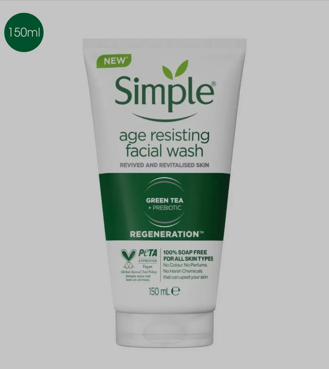 Simple Age Resisting Facial Wash 150ml