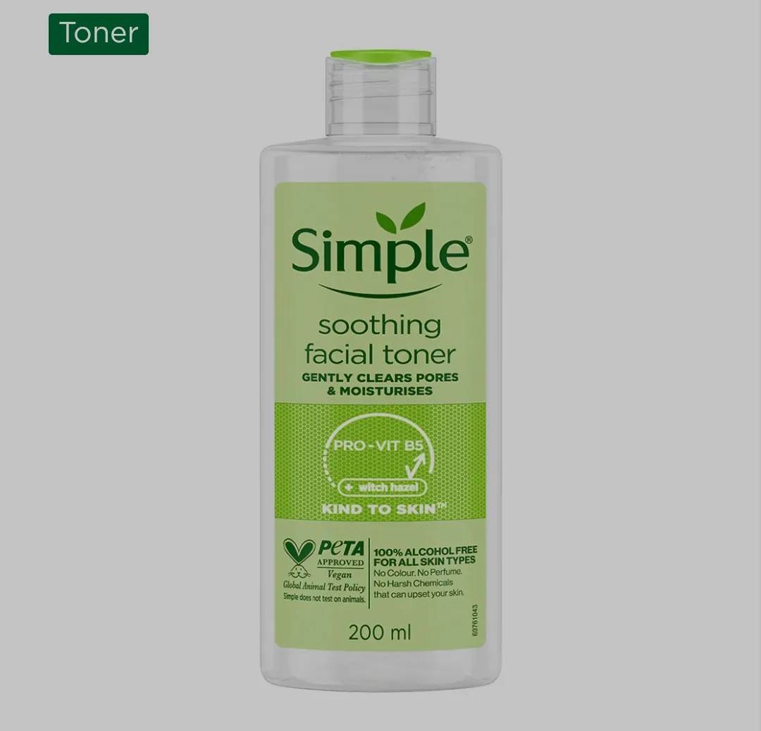 Simple Kind to Skin Soothing Facial Toner 200ml
