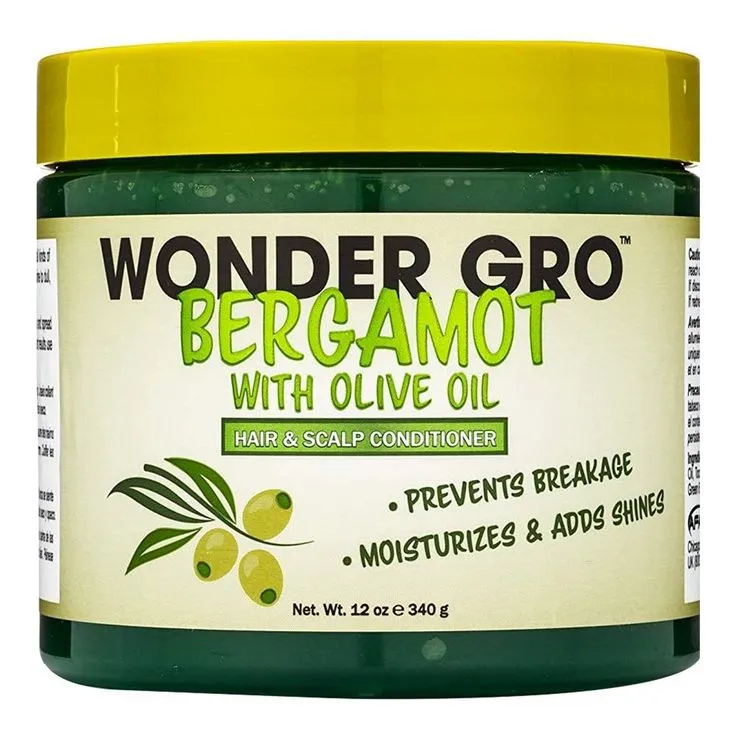 Wonder Gro Bergamot Hair & Scalp Conditioner with Olive Oil 340g