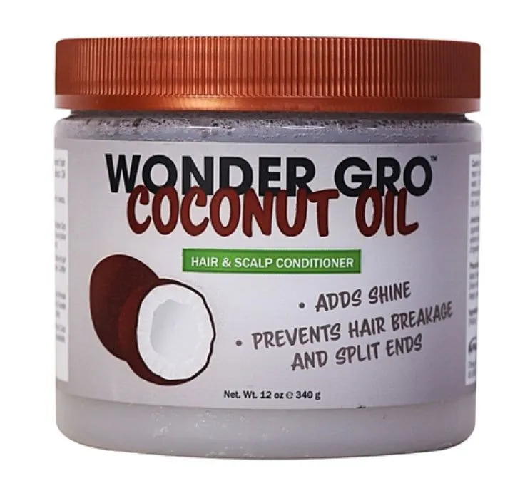 Wonder Gro Coconut Oil Hair & Scalp Conditioner 340g