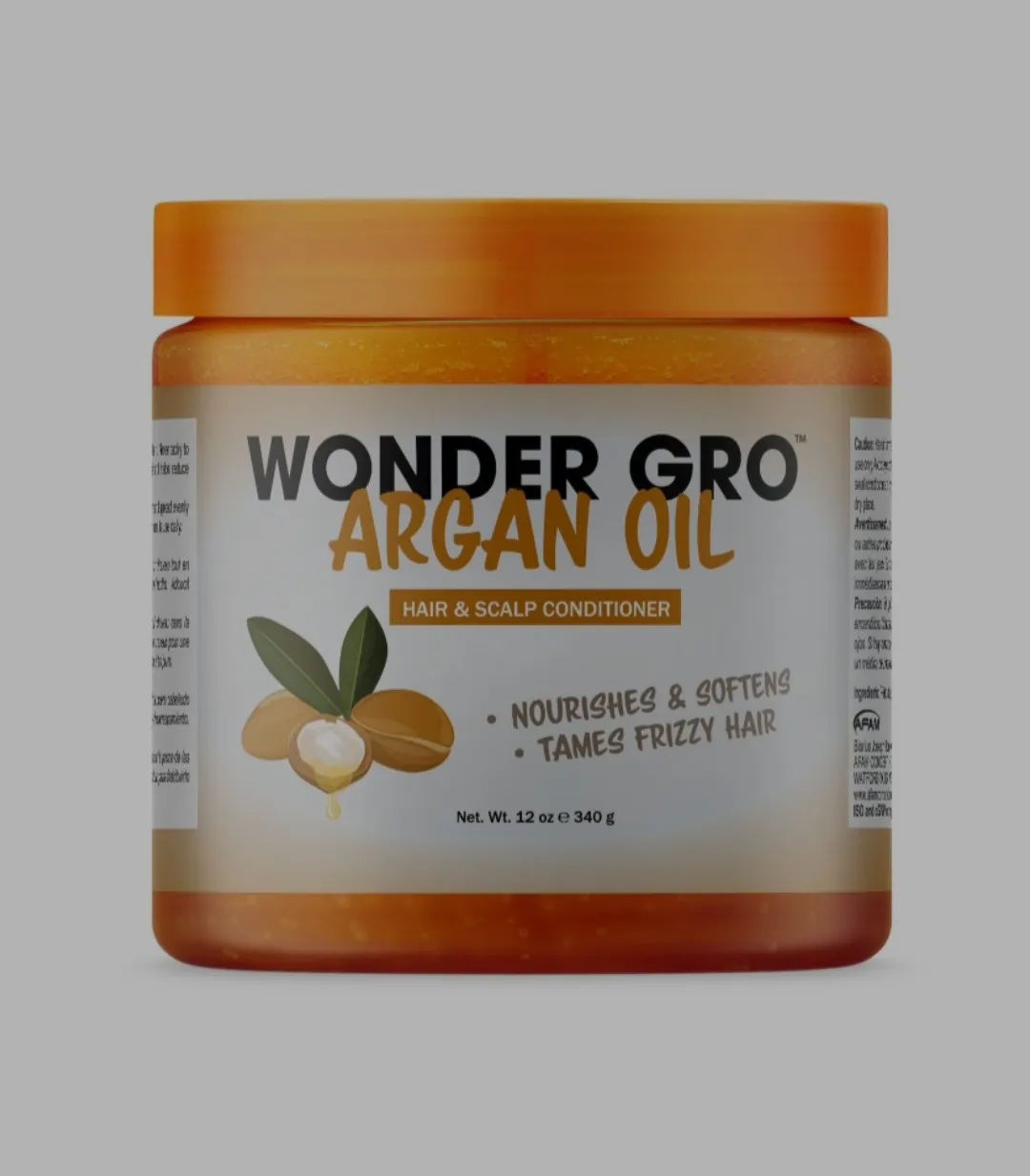 Wonder Gro Argan Oil Hair & Scalp Conditioner 340g
