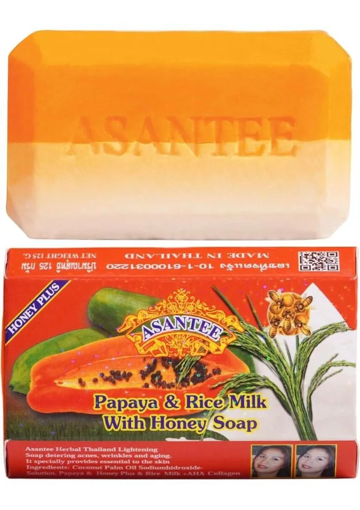 ASANTEE PAPAYA & HONEY SOAP.