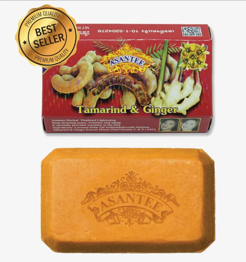 ASANTEE TAMARIND, GINGER & HONEY SOAP.