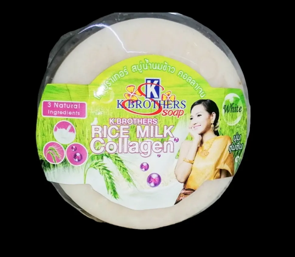K Brothers Rice Milk Collagen Soap 160g