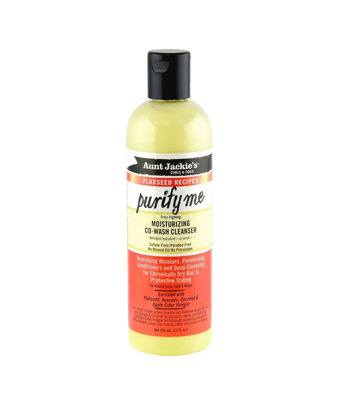 Auntie Jackie's Purify Me  Moisturizing Co-Wash Cleanser 355ml