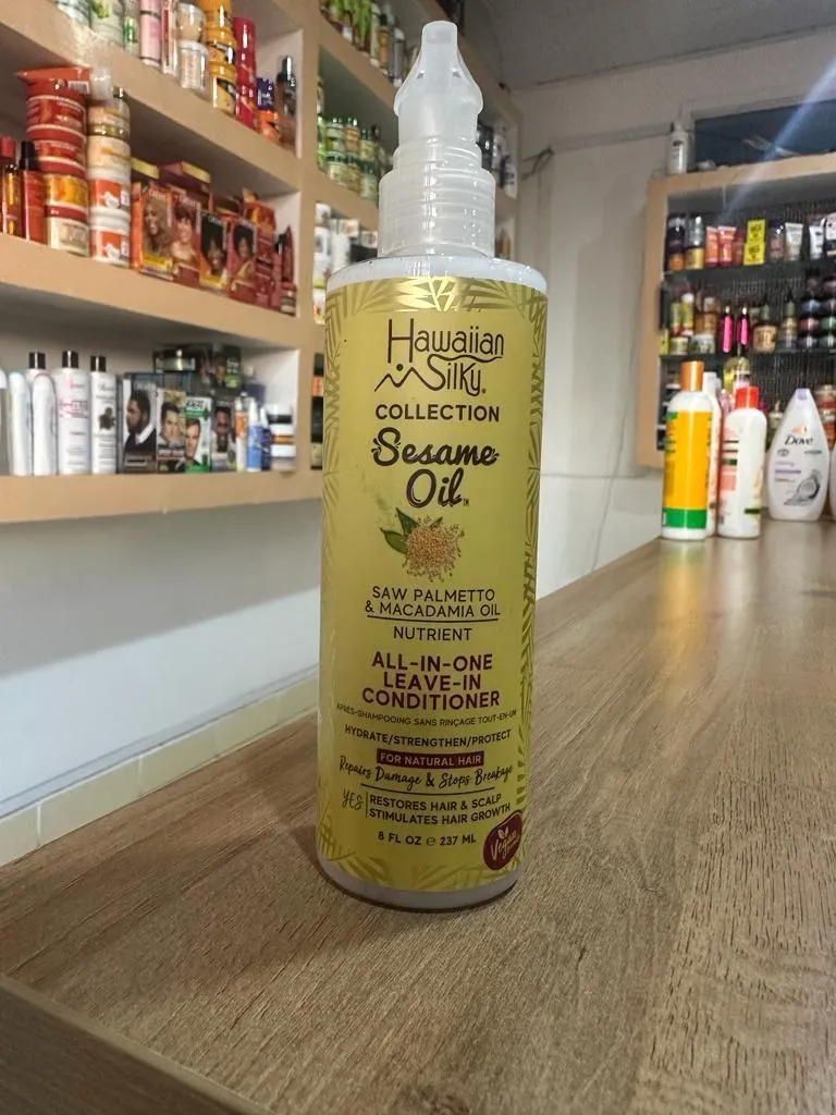 Hawaiian Silky Sesame Oil  All-In-One Leave-in Conditioner 237ml