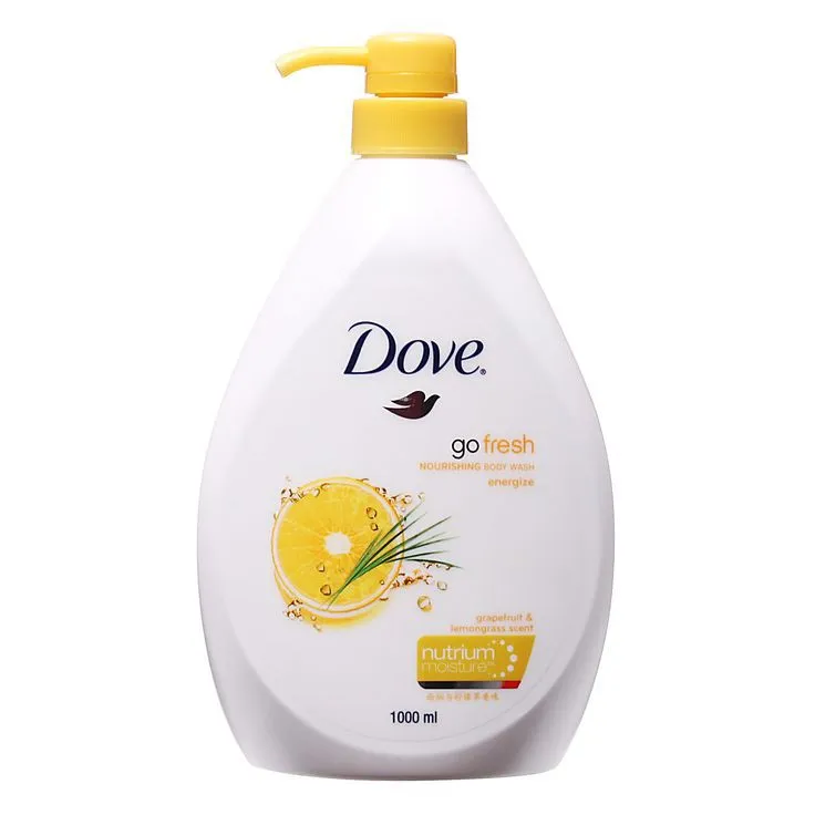 Dove Go fresh grapefruit & lemon grass scent body wash 1l